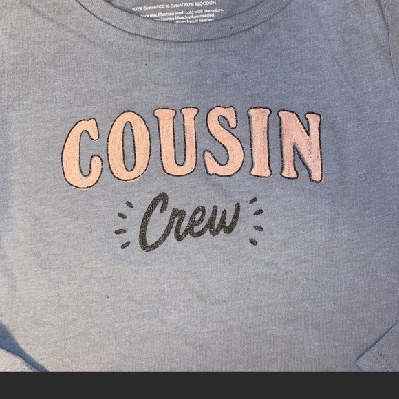 📍🆕 🏷️ Carter’s Cousin Crew Long Sleeve Tee 5T - Picture 2 of 2